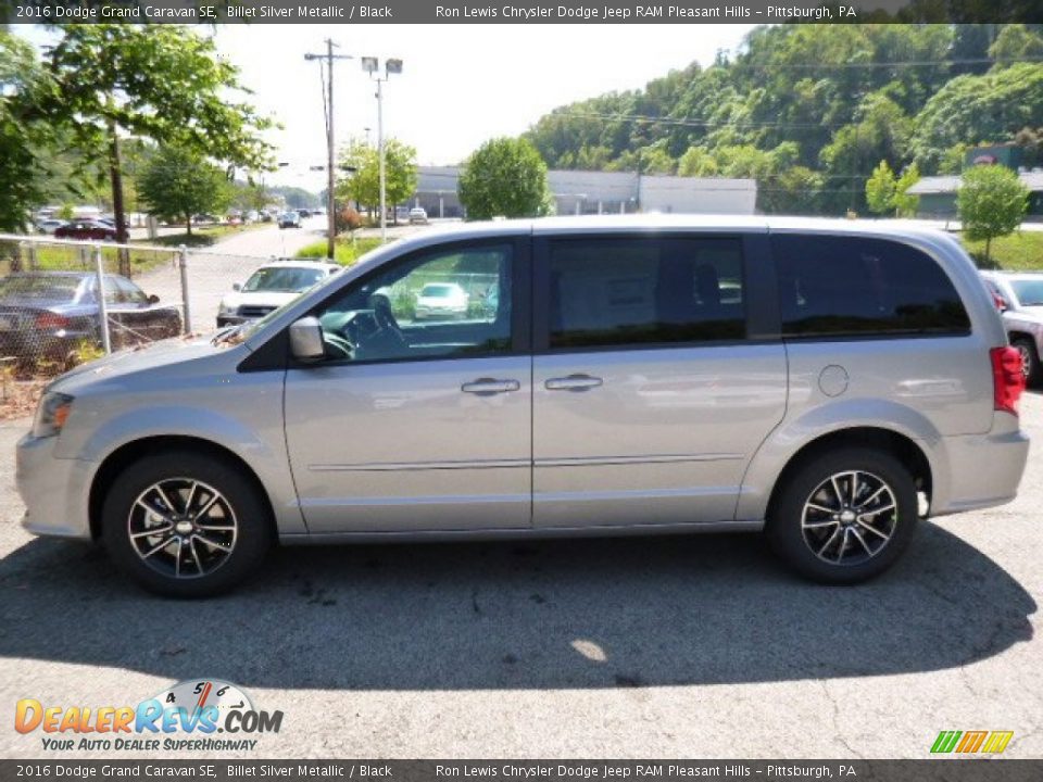 2016 Dodge Grand Caravan SE Billet Silver Metallic / Black Photo #2