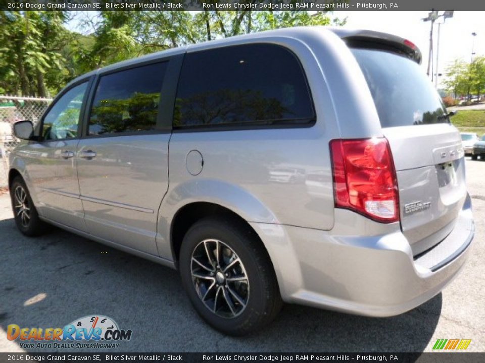 2016 Dodge Grand Caravan SE Billet Silver Metallic / Black Photo #3