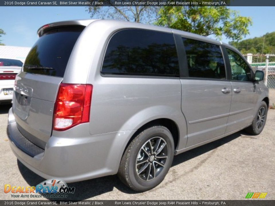 2016 Dodge Grand Caravan SE Billet Silver Metallic / Black Photo #4
