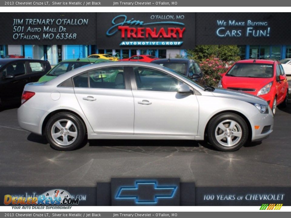 2013 Chevrolet Cruze LT Silver Ice Metallic / Jet Black Photo #1