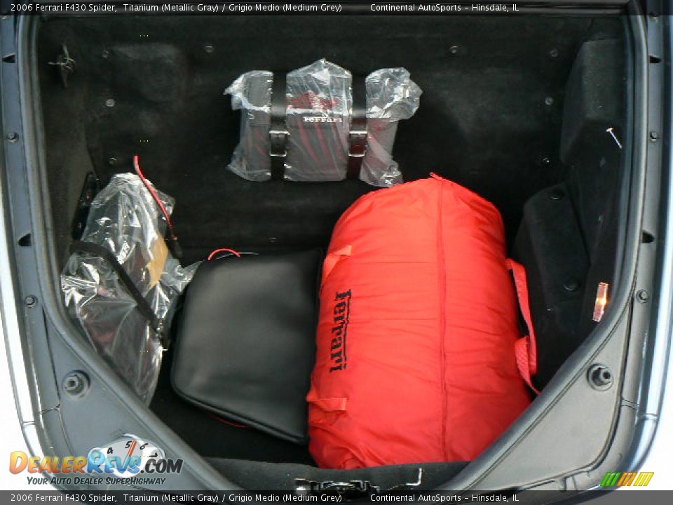 2006 Ferrari F430 Spider Titanium (Metallic Gray) / Grigio Medio (Medium Grey) Photo #16