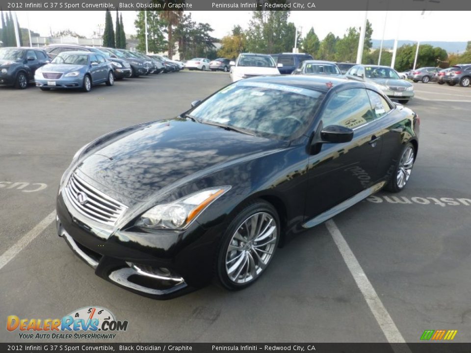 Front 3/4 View of 2012 Infiniti G 37 S Sport Convertible Photo #11