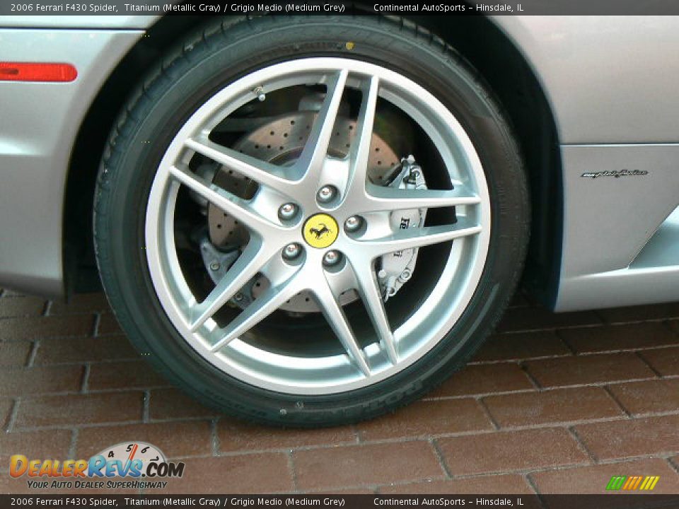 2006 Ferrari F430 Spider Titanium (Metallic Gray) / Grigio Medio (Medium Grey) Photo #19