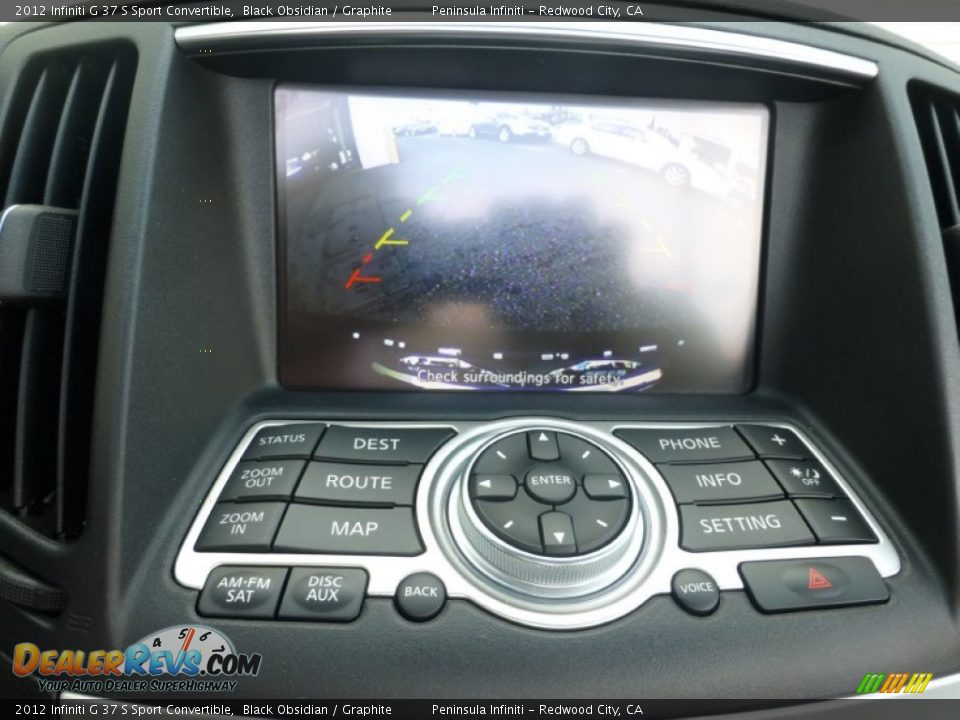 2012 Infiniti G 37 S Sport Convertible Black Obsidian / Graphite Photo #25
