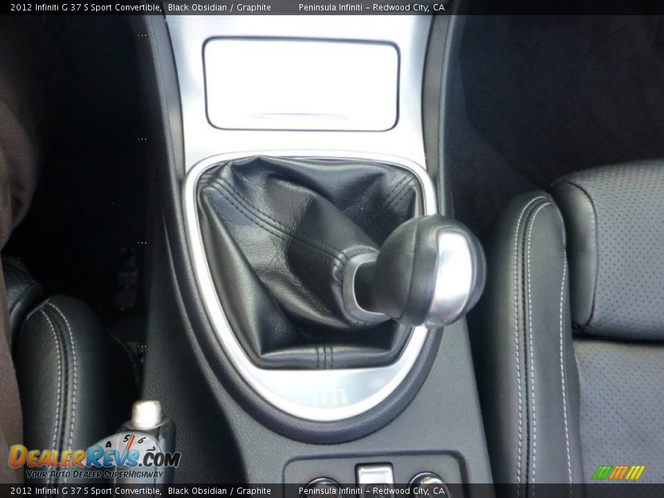 2012 Infiniti G 37 S Sport Convertible Black Obsidian / Graphite Photo #26