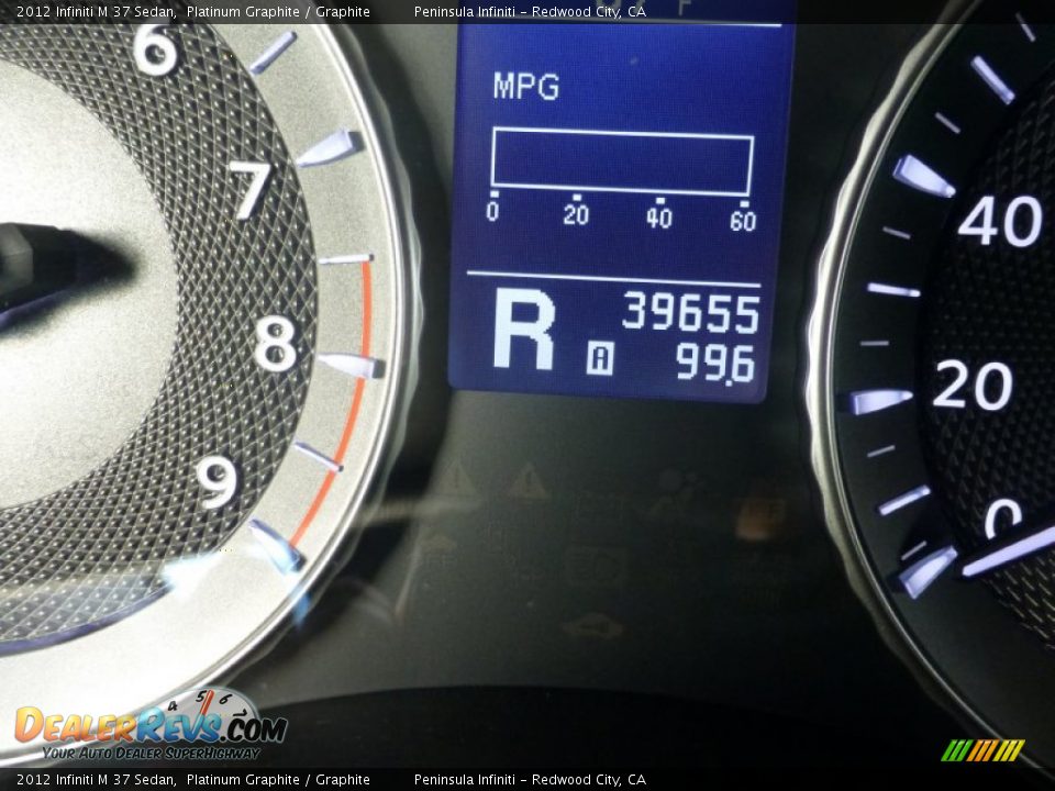 2012 Infiniti M 37 Sedan Platinum Graphite / Graphite Photo #7