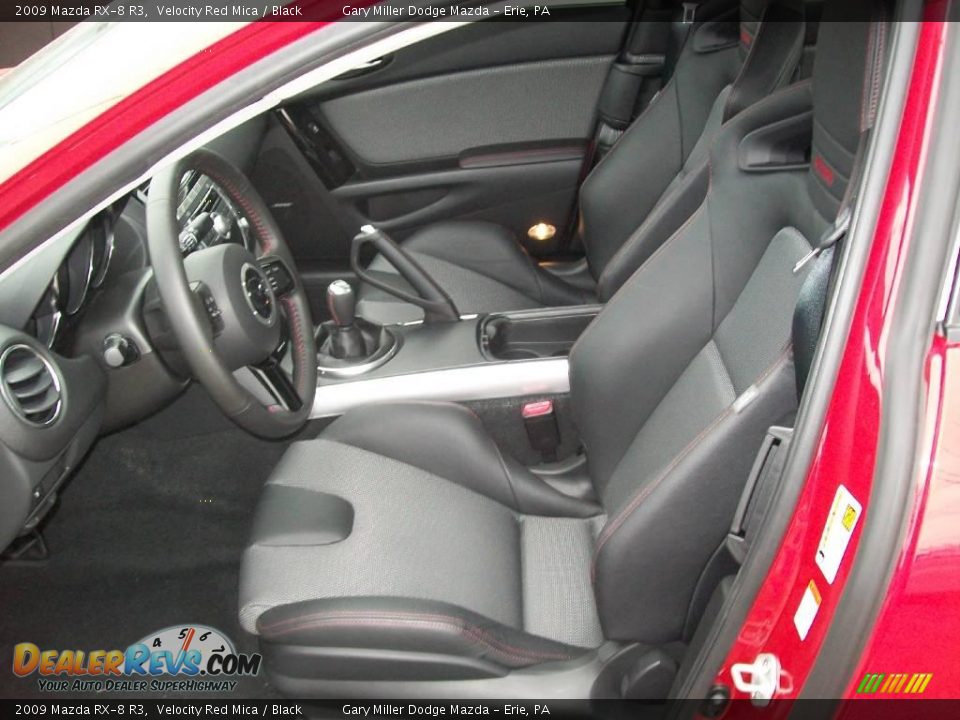 2009 Mazda RX-8 R3 Velocity Red Mica / Black Photo #12