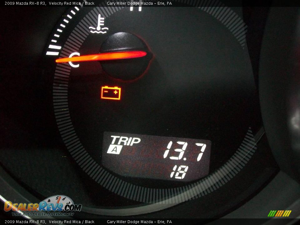 2009 Mazda RX-8 R3 Velocity Red Mica / Black Photo #15