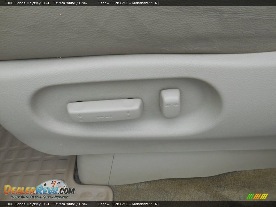 2008 Honda Odyssey EX-L Taffeta White / Gray Photo #8
