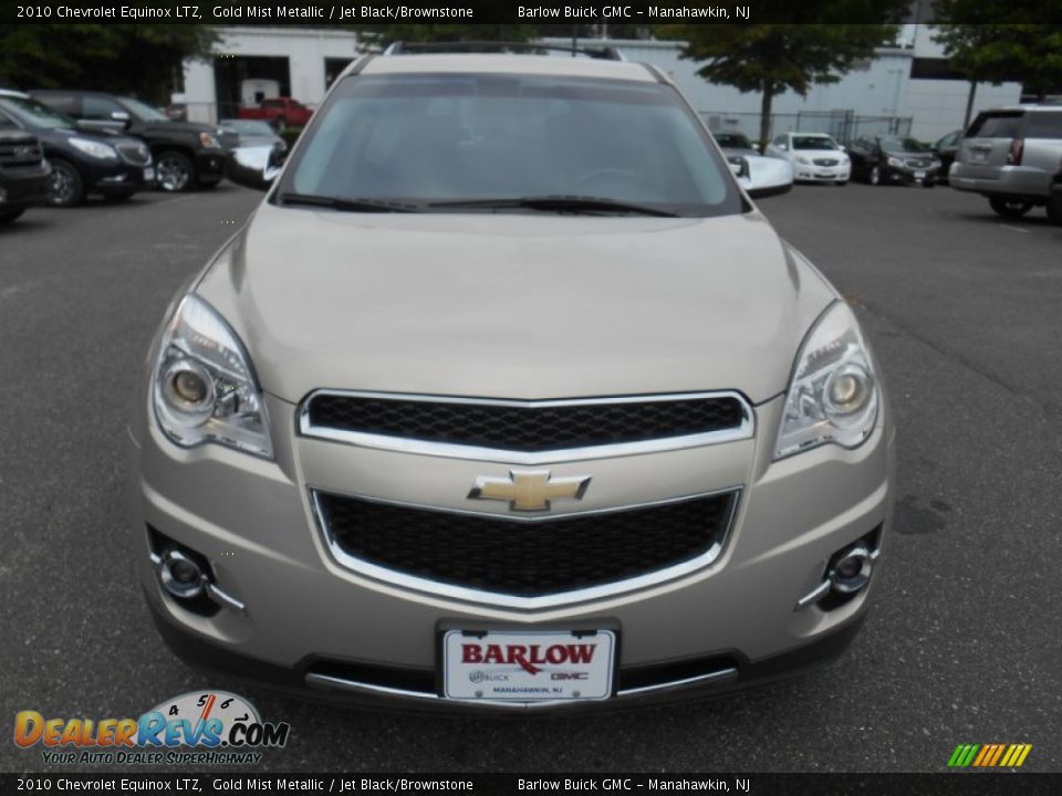 2010 Chevrolet Equinox LTZ Gold Mist Metallic / Jet Black/Brownstone Photo #6