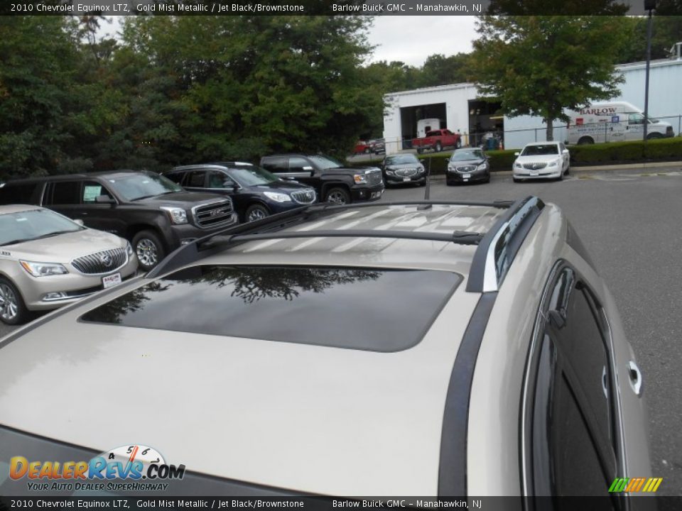 2010 Chevrolet Equinox LTZ Gold Mist Metallic / Jet Black/Brownstone Photo #7