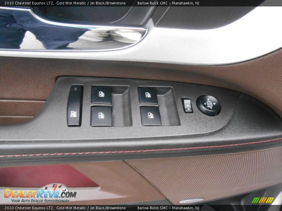 2010 Chevrolet Equinox LTZ Gold Mist Metallic / Jet Black/Brownstone Photo #12