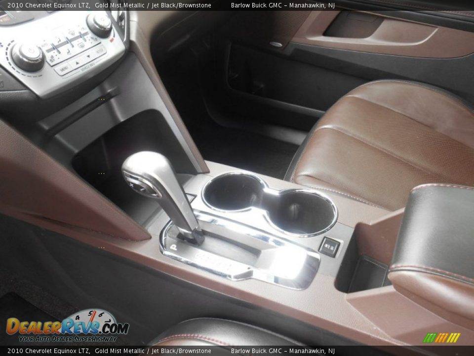 2010 Chevrolet Equinox LTZ Gold Mist Metallic / Jet Black/Brownstone Photo #17