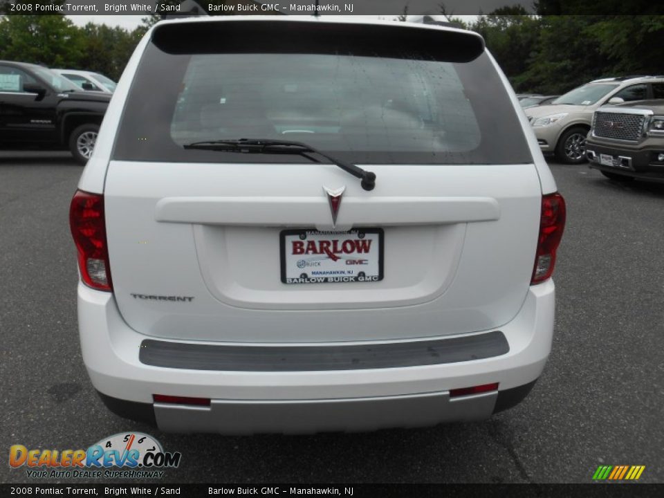 2008 Pontiac Torrent Bright White / Sand Photo #3