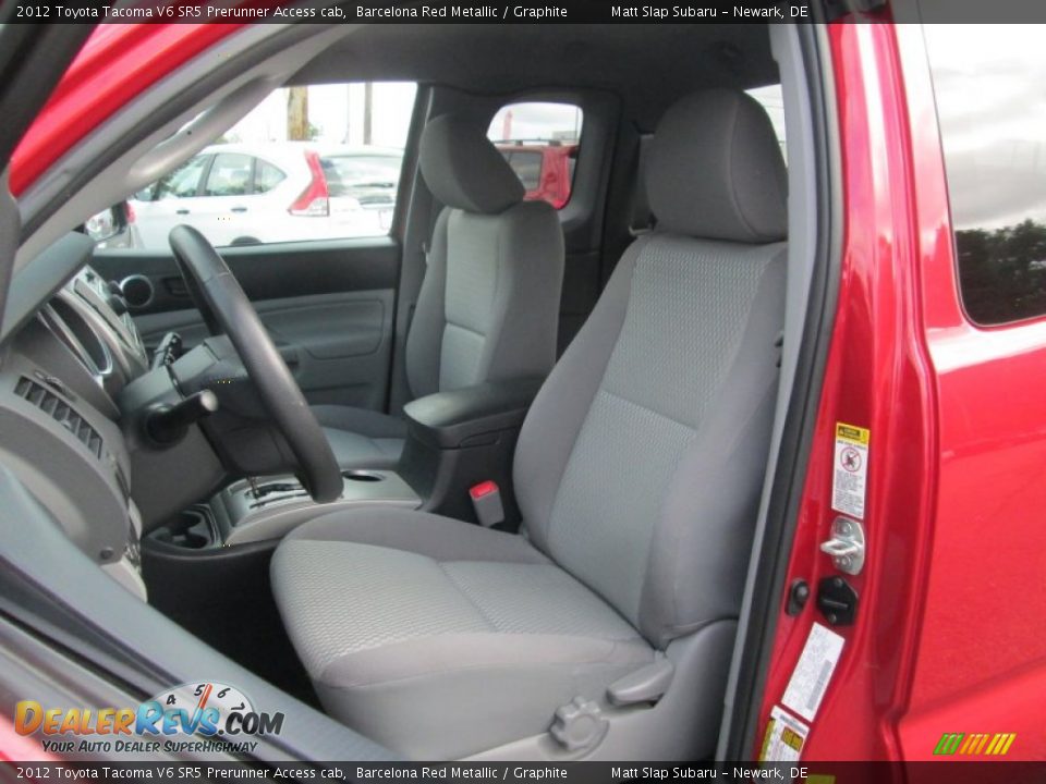 2012 Toyota Tacoma V6 SR5 Prerunner Access cab Barcelona Red Metallic / Graphite Photo #15