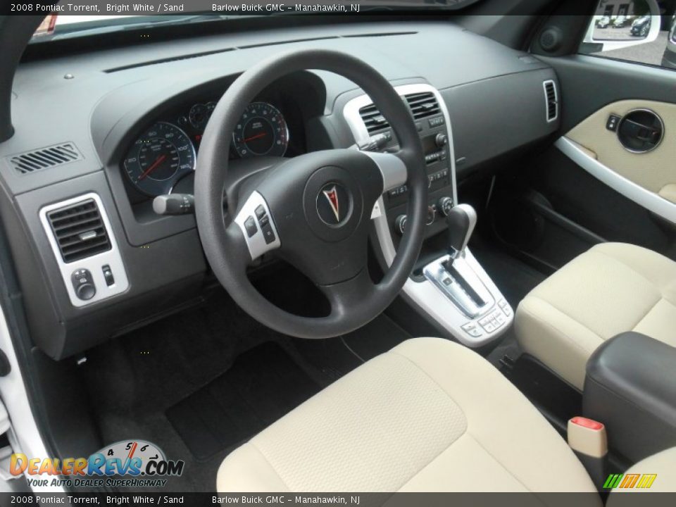 Sand Interior - 2008 Pontiac Torrent  Photo #10