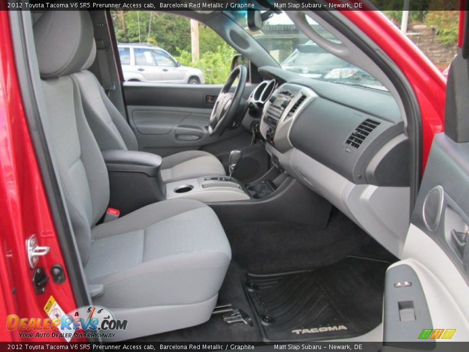 2012 Toyota Tacoma V6 SR5 Prerunner Access cab Barcelona Red Metallic / Graphite Photo #17