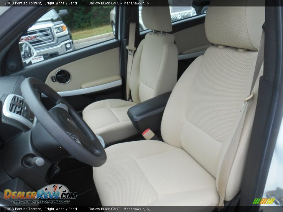 2008 Pontiac Torrent Bright White / Sand Photo #11
