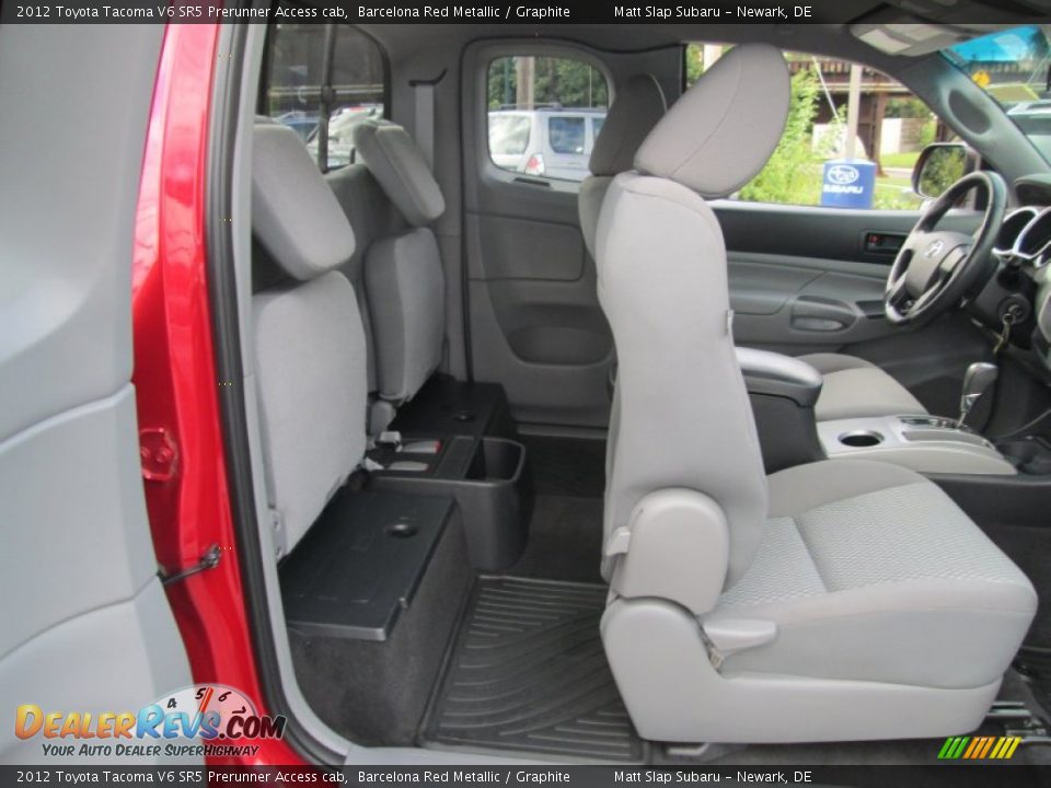 2012 Toyota Tacoma V6 SR5 Prerunner Access cab Barcelona Red Metallic / Graphite Photo #18