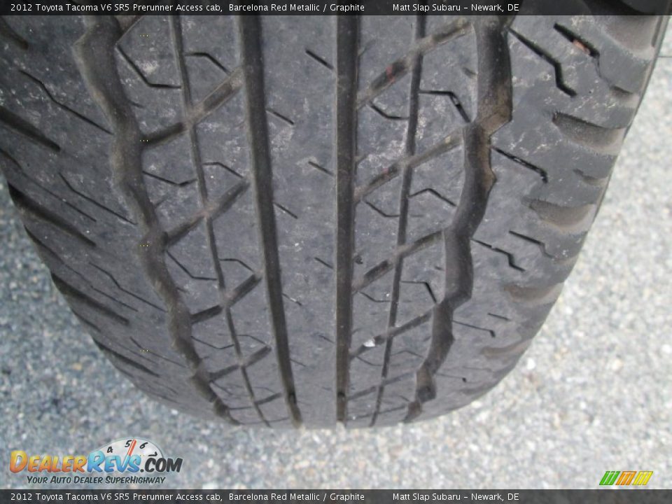 2012 Toyota Tacoma V6 SR5 Prerunner Access cab Barcelona Red Metallic / Graphite Photo #21