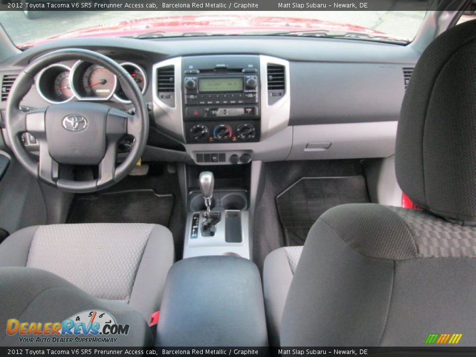 2012 Toyota Tacoma V6 SR5 Prerunner Access cab Barcelona Red Metallic / Graphite Photo #22
