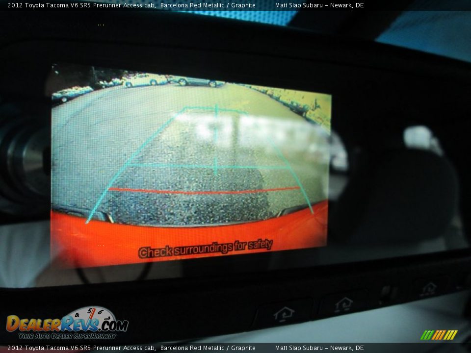 2012 Toyota Tacoma V6 SR5 Prerunner Access cab Barcelona Red Metallic / Graphite Photo #23