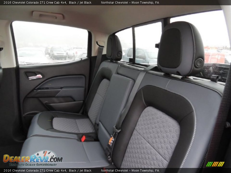 2016 Chevrolet Colorado Z71 Crew Cab 4x4 Black / Jet Black Photo #12