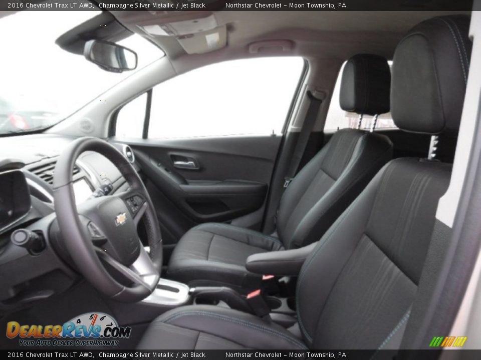 2016 Chevrolet Trax LT AWD Champagne Silver Metallic / Jet Black Photo #12
