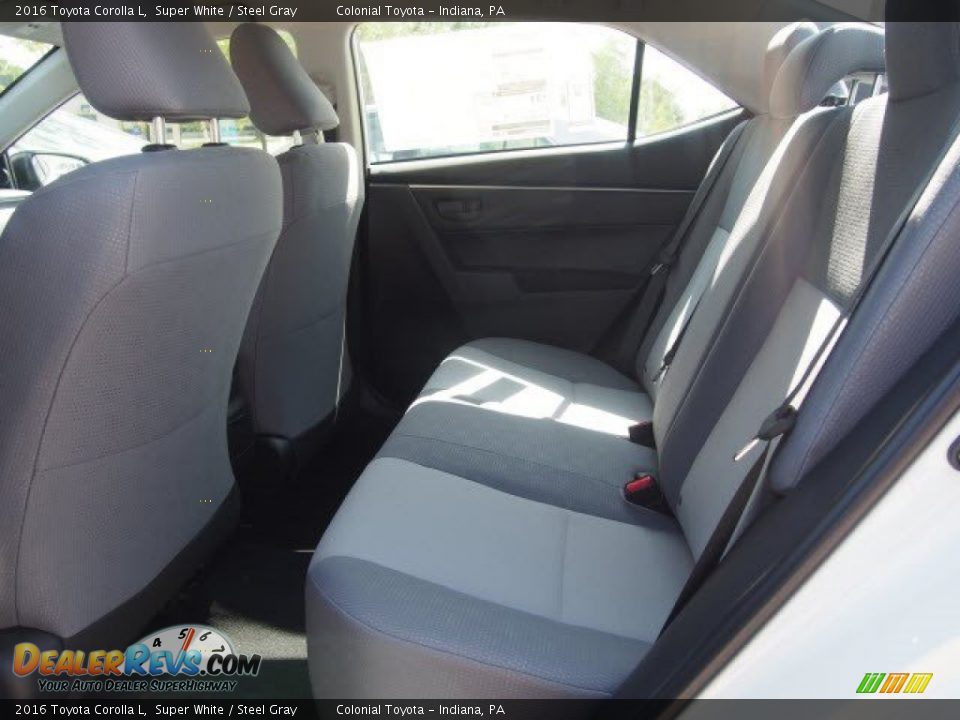Rear Seat of 2016 Toyota Corolla L Photo #5