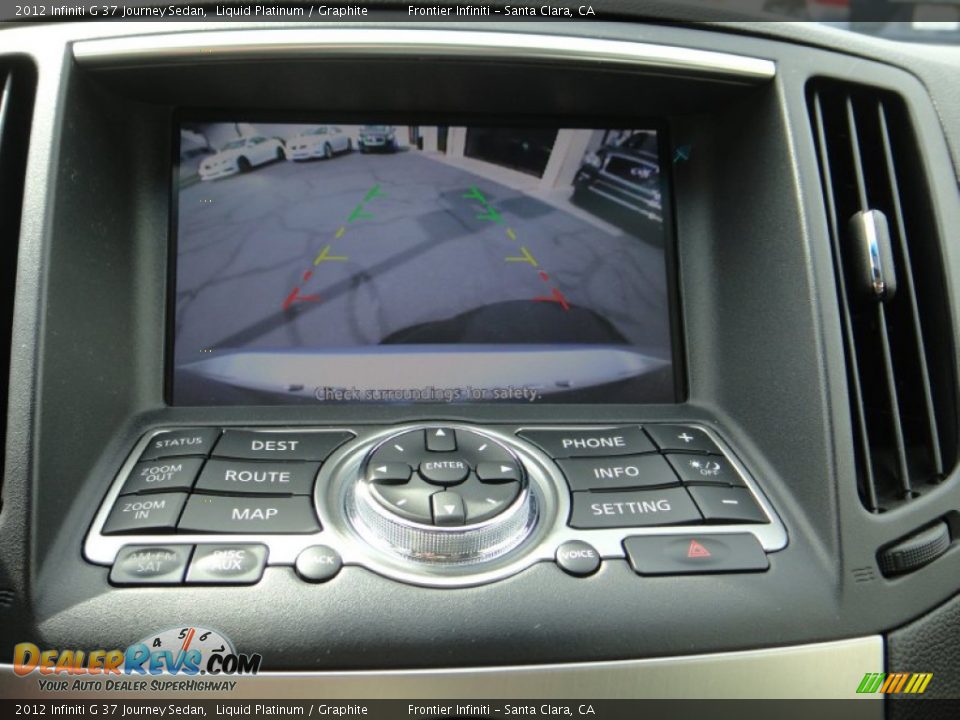 2012 Infiniti G 37 Journey Sedan Liquid Platinum / Graphite Photo #11