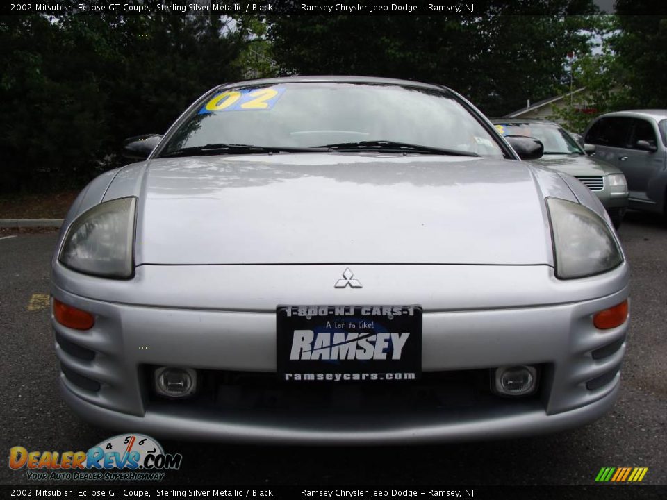 2002 Mitsubishi Eclipse GT Coupe Sterling Silver Metallic / Black Photo #2