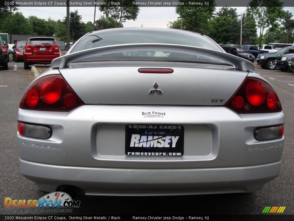 2002 Mitsubishi Eclipse GT Coupe Sterling Silver Metallic / Black Photo #5