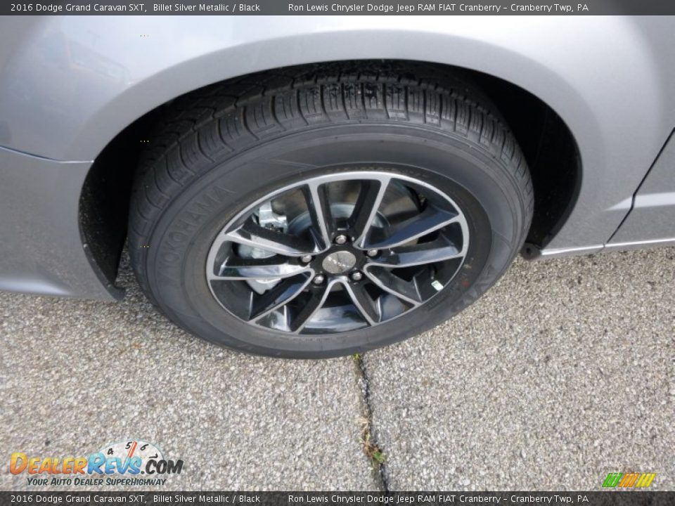 2016 Dodge Grand Caravan SXT Billet Silver Metallic / Black Photo #2