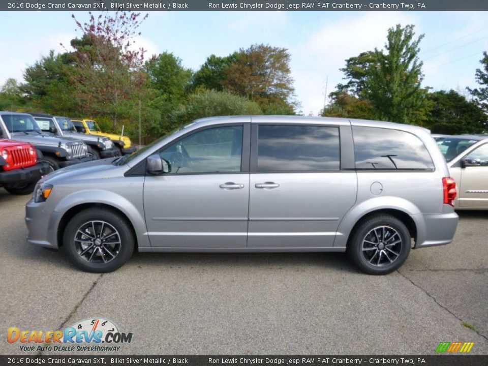 2016 Dodge Grand Caravan SXT Billet Silver Metallic / Black Photo #3