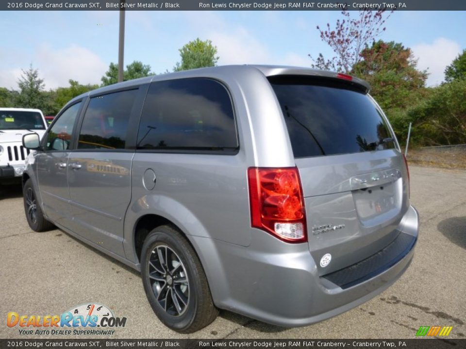 2016 Dodge Grand Caravan SXT Billet Silver Metallic / Black Photo #4