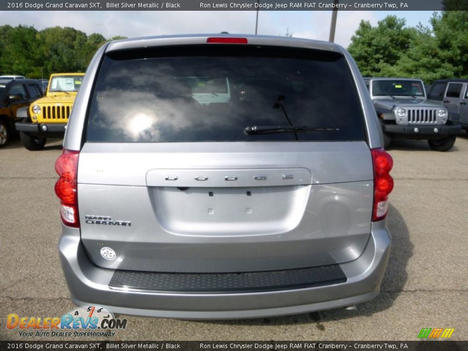 2016 Dodge Grand Caravan SXT Billet Silver Metallic / Black Photo #5