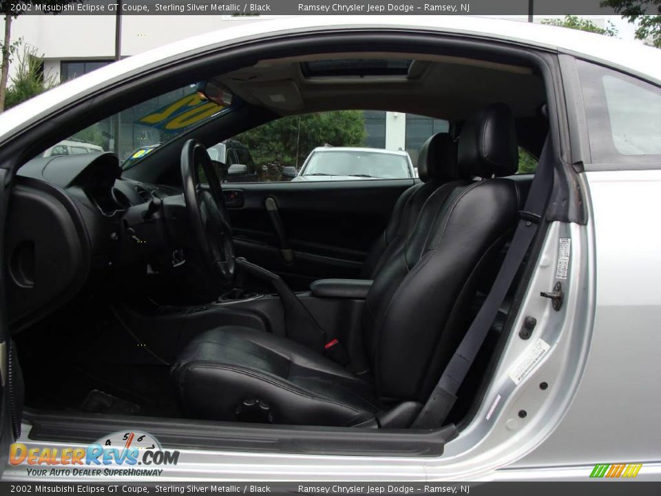 2002 Mitsubishi Eclipse GT Coupe Sterling Silver Metallic / Black Photo #9