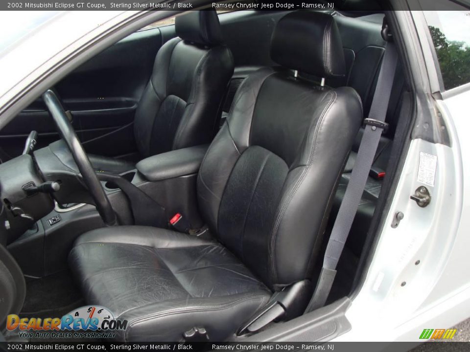 2002 Mitsubishi Eclipse GT Coupe Sterling Silver Metallic / Black Photo #10