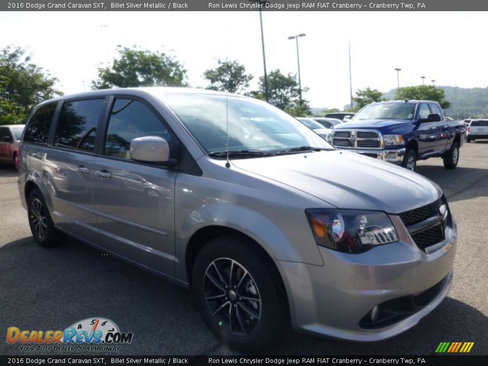 2016 Dodge Grand Caravan SXT Billet Silver Metallic / Black Photo #12