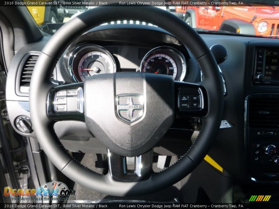 2016 Dodge Grand Caravan SXT Billet Silver Metallic / Black Photo #17