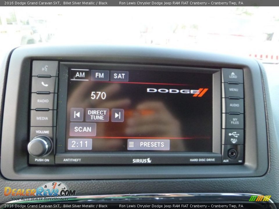 2016 Dodge Grand Caravan SXT Billet Silver Metallic / Black Photo #18