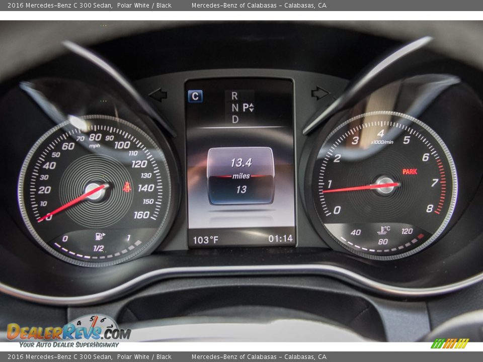 2016 Mercedes-Benz C 300 Sedan Gauges Photo #7