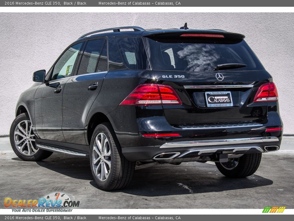 2016 Mercedes-Benz GLE 350 Black / Black Photo #3