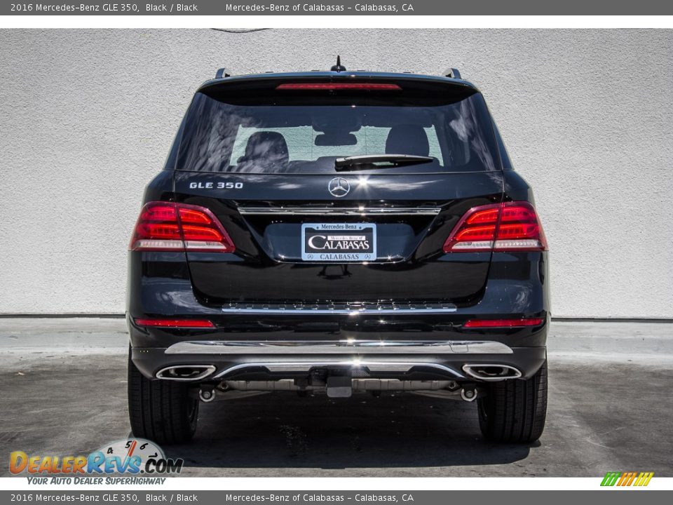 2016 Mercedes-Benz GLE 350 Black / Black Photo #4