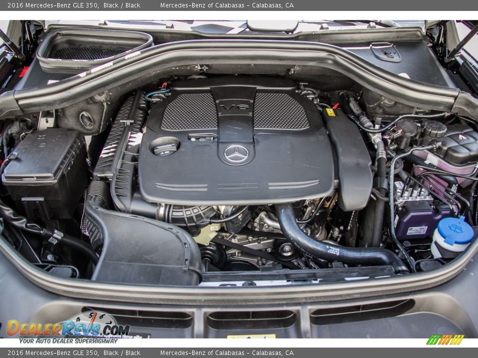 2016 Mercedes-Benz GLE 350 Black / Black Photo #8