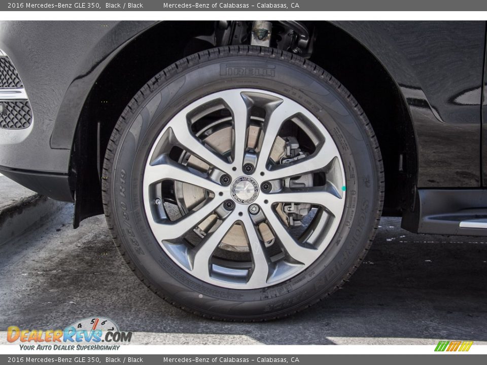 2016 Mercedes-Benz GLE 350 Black / Black Photo #9