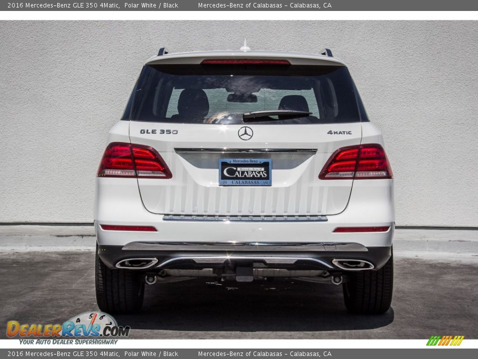 2016 Mercedes-Benz GLE 350 4Matic Polar White / Black Photo #4