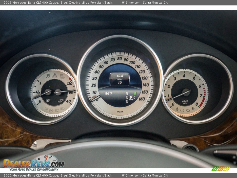 2016 Mercedes-Benz CLS 400 Coupe Gauges Photo #8