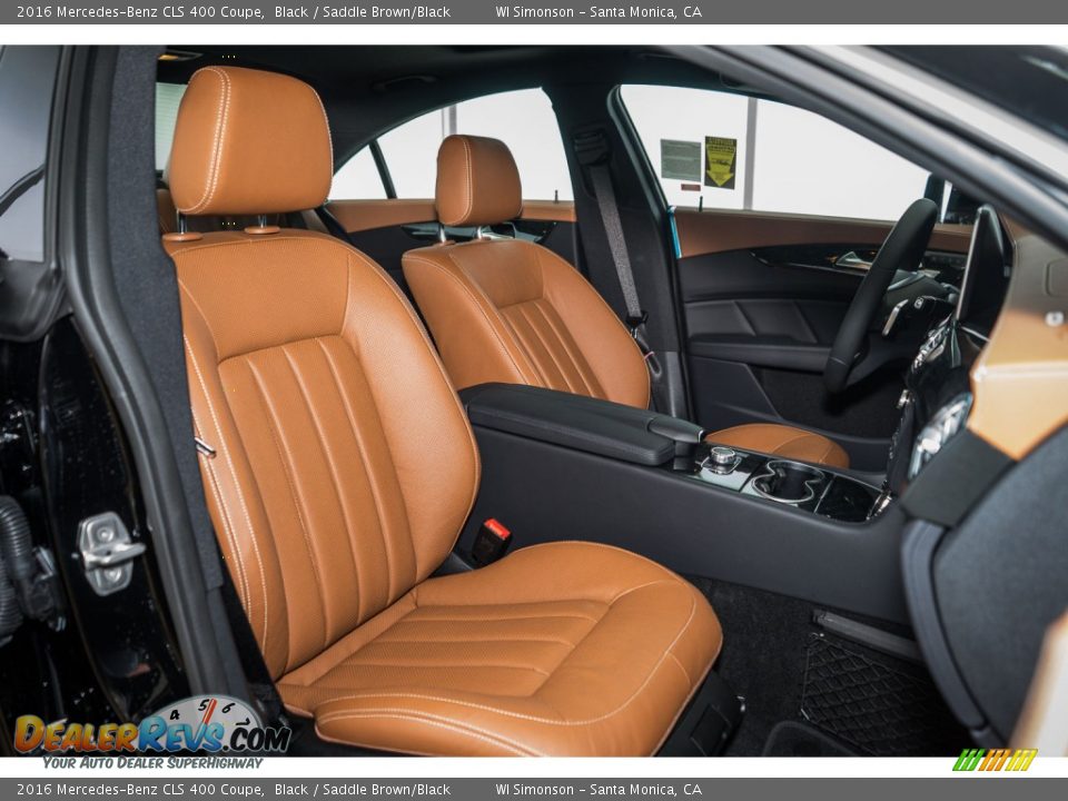 Saddle Brown/Black Interior - 2016 Mercedes-Benz CLS 400 Coupe Photo #2