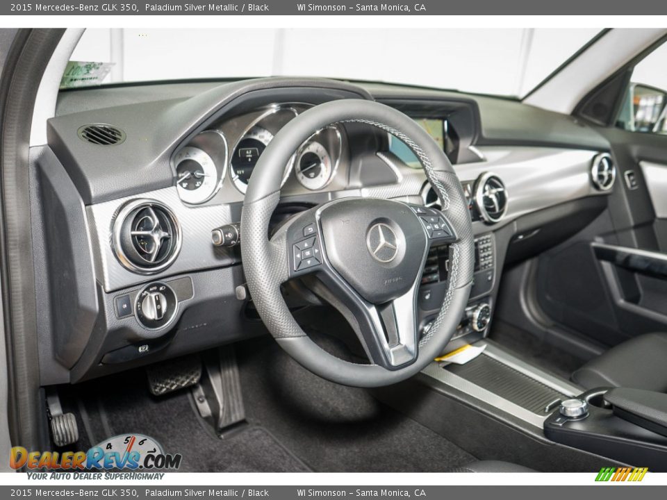 2015 Mercedes-Benz GLK 350 Paladium Silver Metallic / Black Photo #6